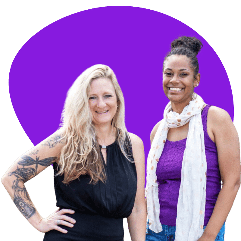 Two business owners who have reclaimed their freedom through coaching with Realign Consulting.