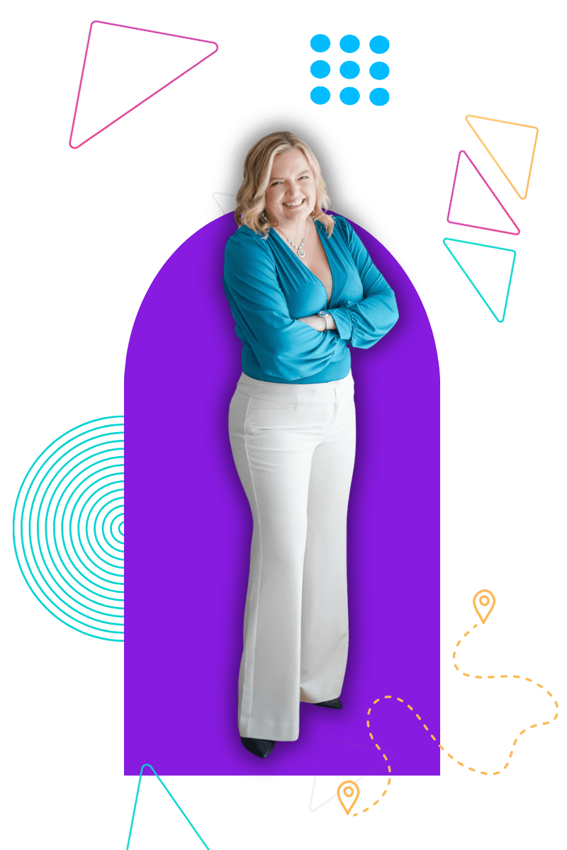 Renia Carsillo, keynote speaker and Chief Strategist at Realign Consulting, smiling with arms crossed.