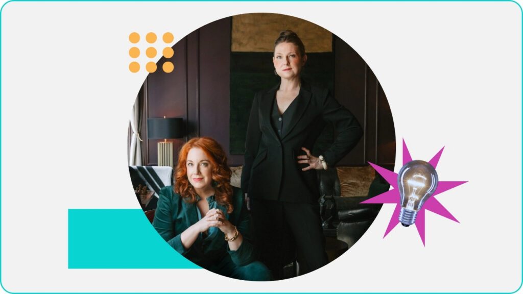 Julie Fogh and Casey Erin Clark, communications coaches and co-founders of Vital Voice Training