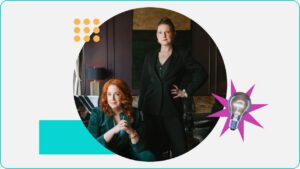 Julie Fogh and Casey Erin Clark, communications coaches and co-founders of Vital Voice Training